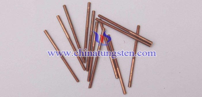 Tungsten Copper Lightning Gap Electrode Picture