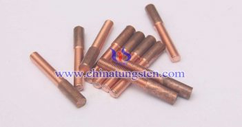 Copper Tungsten Thread Tapping Electrode Picture