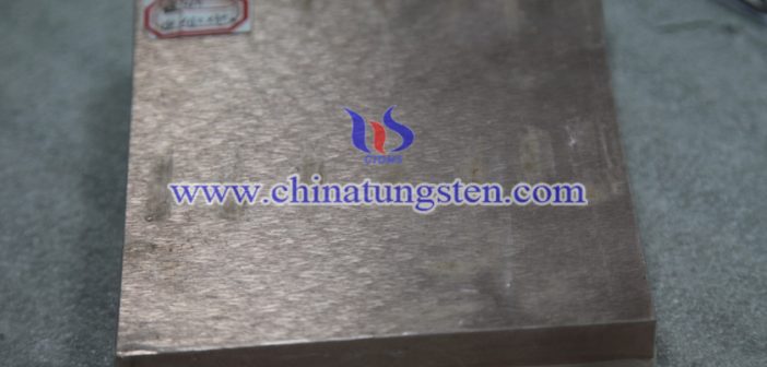 20×100×100mm Tungsten Copper Block Picture