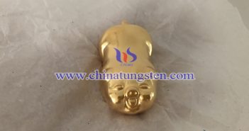 gold plated tungsten zodiac pig picture