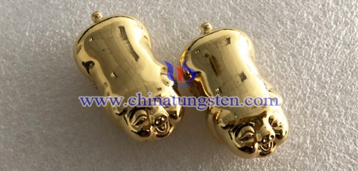 tungsten gold plated pig picture