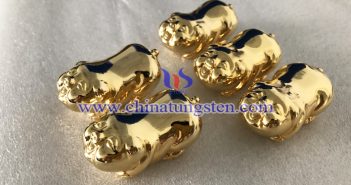 gold plated tungsten zodiac pig picture