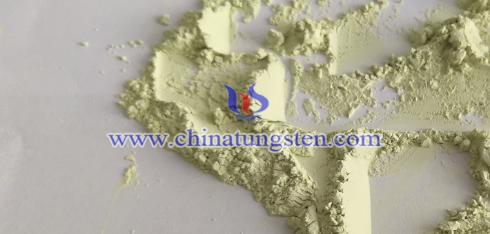 yellow tungsten oxide electrochromic composite film image