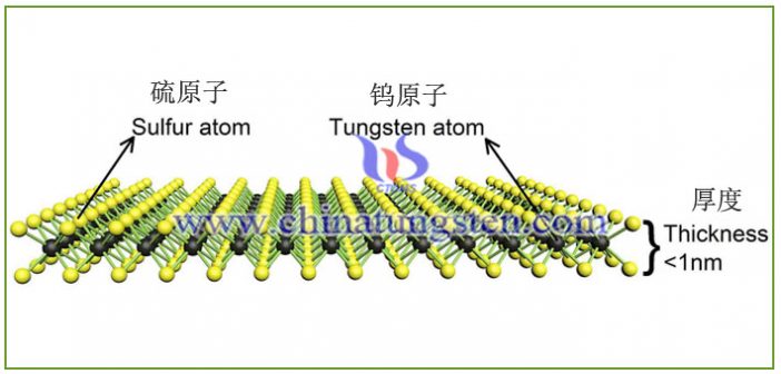 two-dimensional layered nanomaterial: nano tungsten disulfide picture