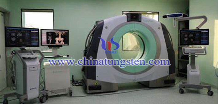 tungsten resin curtain applied for mobile CT scanner picture