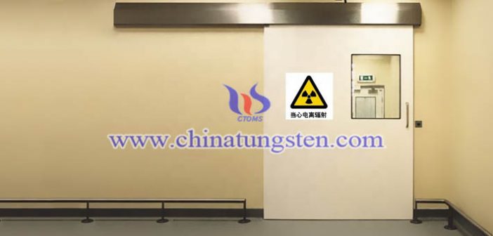 tungsten alloy CT room door picture