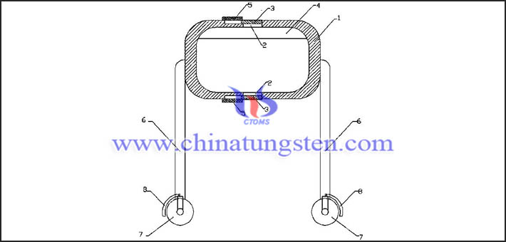 tungsten alloy shielding device applied for CT scanner image