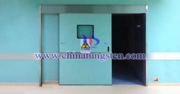 tungsten alloy shielding door applied for CT room picture