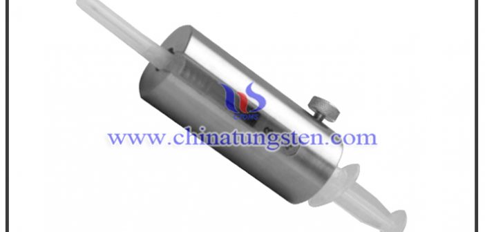 tungsten alloy syringe shield with lead glass window picture