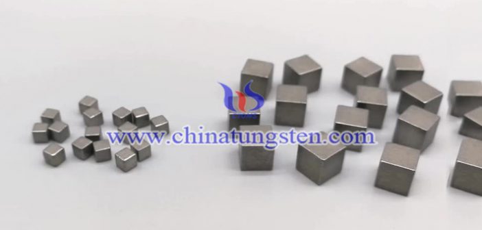 military tungsten alloy cube picture