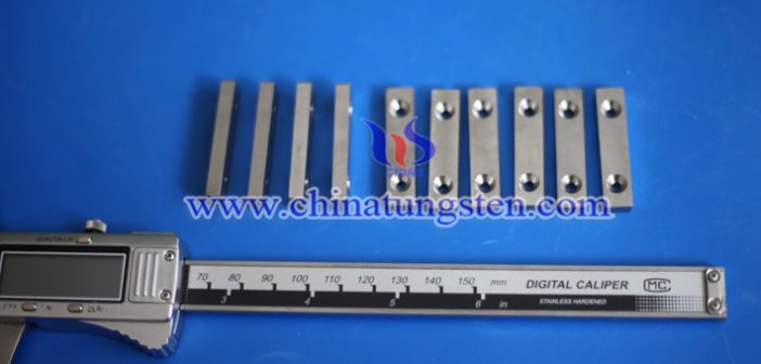 Tungsten alloy block photo