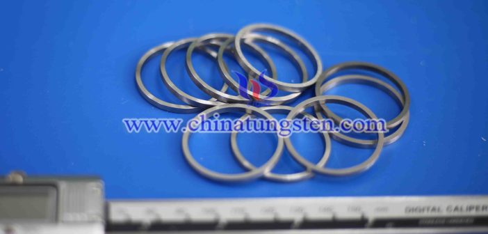 Tungsten alloy ring photo