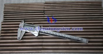 tungsten copper rod picture