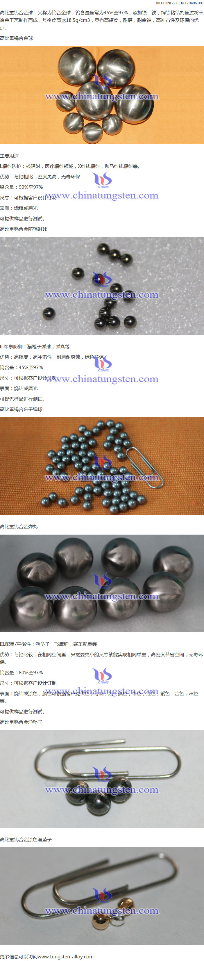 tungsten heavy alloy ball image