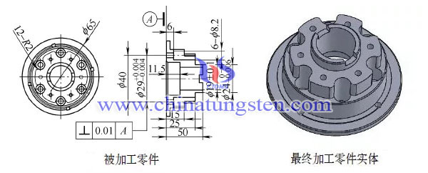 插铣法加工零件图片