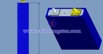 方形电池阳极含二硫化钨粉末图片