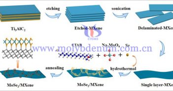 MoSe2-Ti3C2Tx催化剂制备工艺示意图