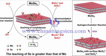 MoSe2在碱性析氢反应中的应用图片（图源：Advanced Energy Materials）