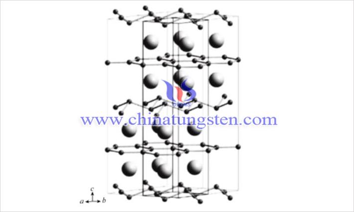 WB2晶体结构图（图源：曹晓舟/无机材料学报）
