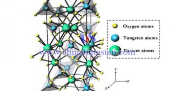钨酸钡结构图（图源：chemicalbook）